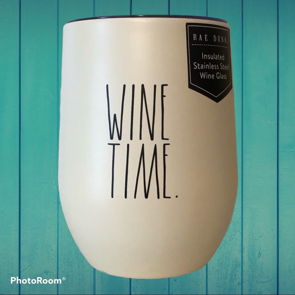 Rae Dunn stainless steel WINE TIME tumbler
